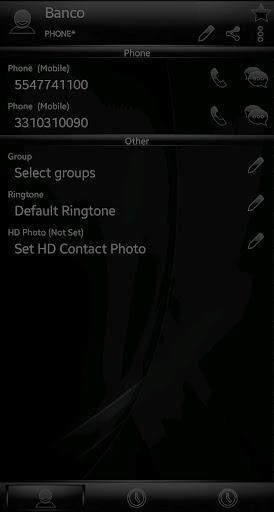 Theme RocketDial Spectra Dark