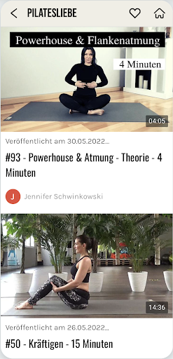 Pilatesliebe - Home Workout Screen 3