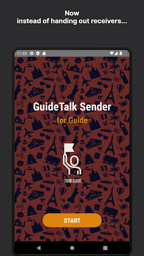 Android application GuideTalk Sender screenshort