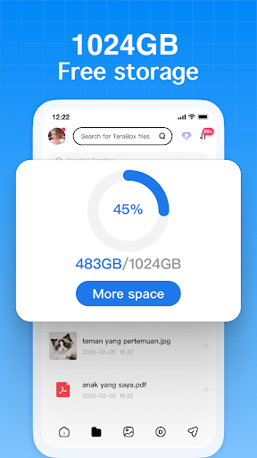 TeraBox: Cloud Storage Space Screen 2