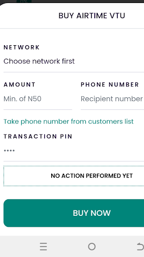 A. M LADE VTU TOPUP Screen 3