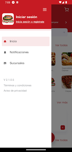 Express Pizza Screen 2