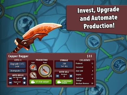 Crafting Idle Clicker MOD APK (Speed Boost) Download 9