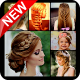 Cute Girls Hairstyle Steps DIY Home Craft Tutorial icon
