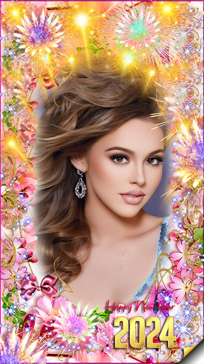 New Year Photo Frame 2024 Screen 2