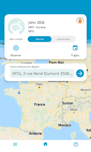 Eurecar Autopartage Screen 2