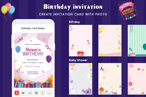 Digital Invitation Card Maker 1.3 screenshots 3