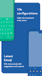 screenshot of Chrooma Keyboard - RGB & Emoji Keyboard Themes