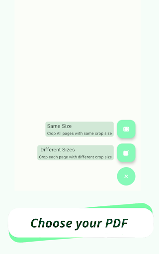 Android application Pdf Cropper - Resizer screenshort