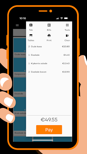 Made2pay POS system Screen 2