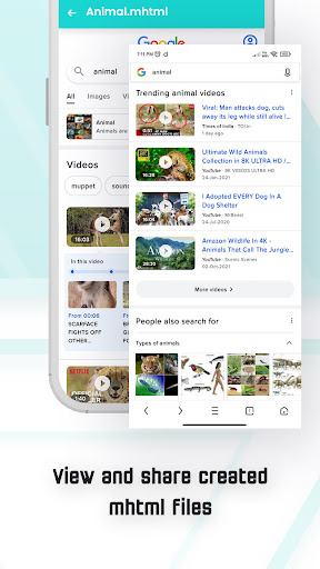 MHT/MHTML Reader & PDF Convert Screen 2