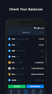 CEX.IO Cryptocurrency Exchange - Buy Bitcoin (BTC)  Screenshots 3