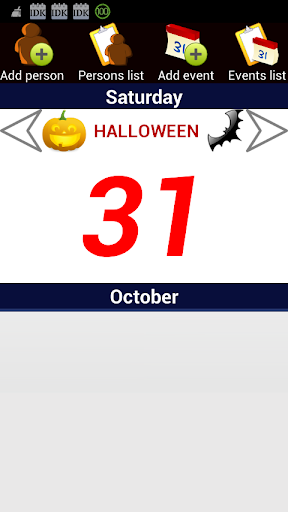 Android application Important Dates Keeper PRO screenshort