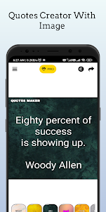 Quotes Maker - Write Own Post