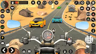 Motorbike Traffic Race Game 3D - Screenshot 1