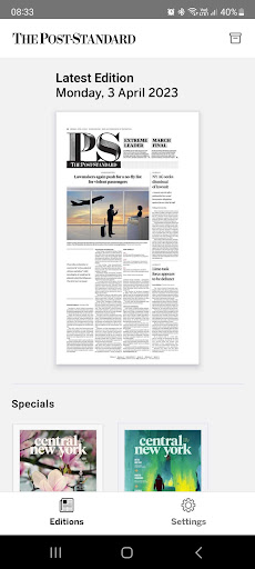 Android application ePost-Standard screenshort