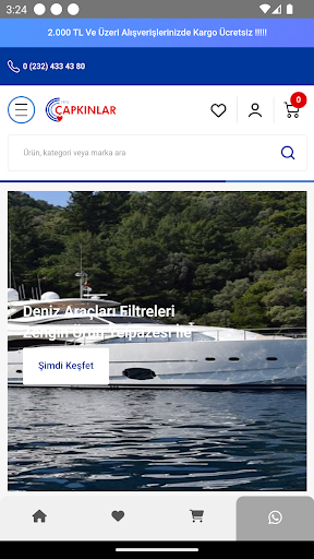 Android application ÇAPKINLAR screenshort
