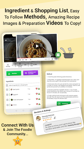 Screenshot of All Pasta Recipes Offline Book