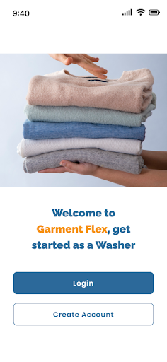 Android application Garment Flex - Washer screenshort