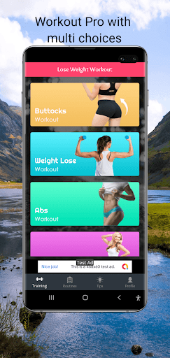 Android application Workout Pro Gym App screenshort