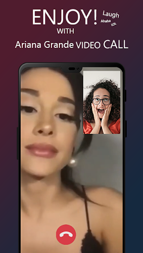 Android application Ariana Grande VCall& Fake Chat screenshort
