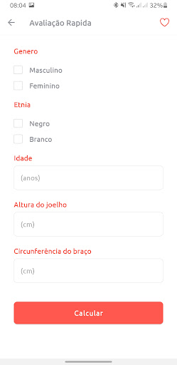 NutriCalc Screen 2