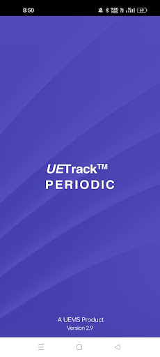 Android application UETrack™ - Periodic screenshort