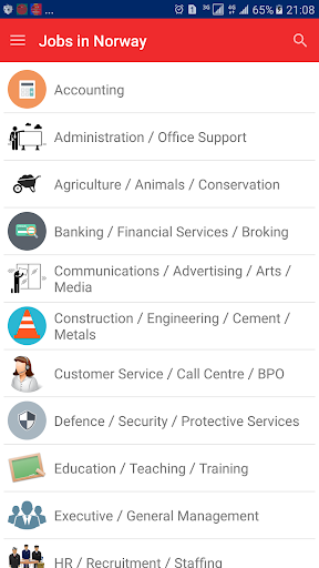 Jobs in Norway - Oslo Jobs Screen 2