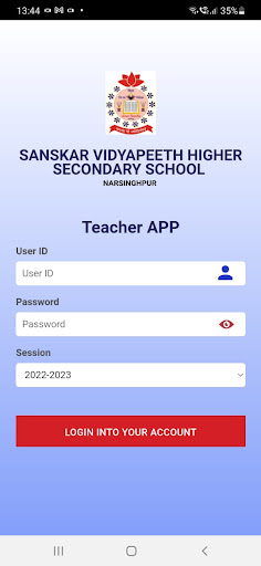 Android application RAJSHREE SCHOOL TEACHER APP screenshort
