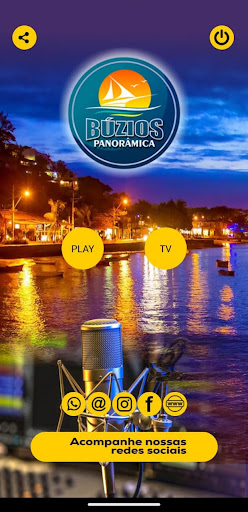 Android application Búzios Panorâmica Rádio e TV screenshort