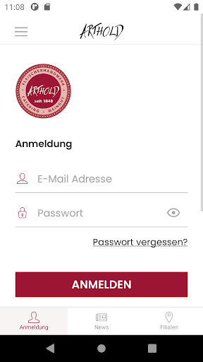 Android application Fleischerei Arthold screenshort