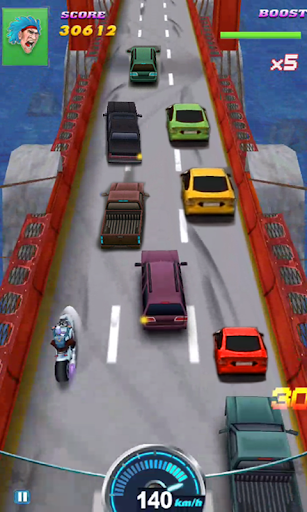 Moto racing -  Traffic race 3D screenshots 4