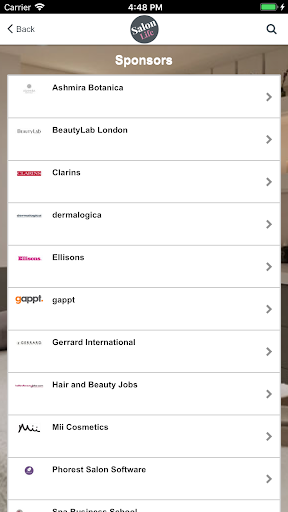 Salon Life Screen 3