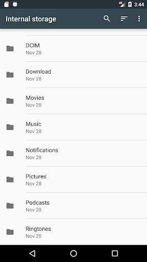 Simple File Explorer Screen 2