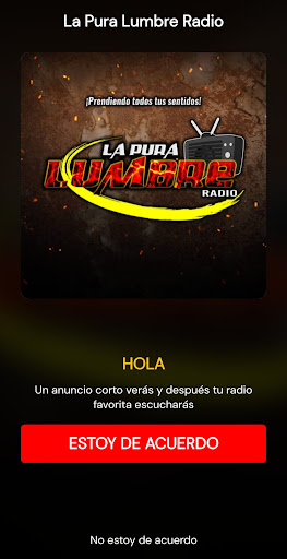 Android application La Pura Lumbre Radio screenshort