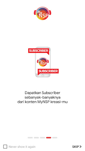 MyNSP Screen 3