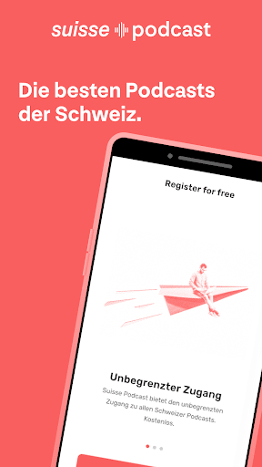 Android application Suisse Podcast screenshort