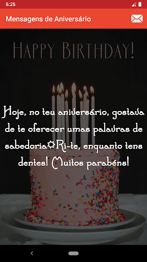 Mensagens de Aniversário SMS