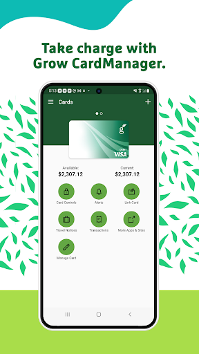 Android application Grow CardManager screenshort