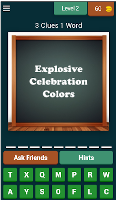 3 Clues One Word Quiz Game - Screenshot 3