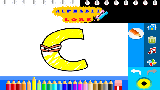 Baixar Alphabet lore Coloring Book para PC - LDPlayer