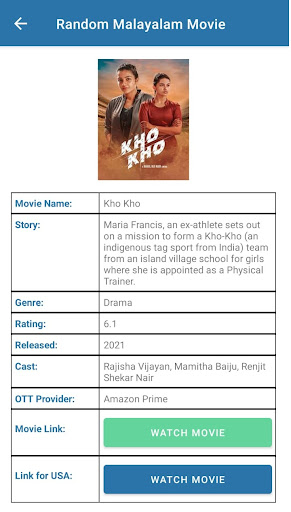Random Malayalam Movie Generat