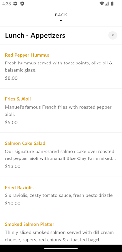 Manuels Bread Cafe Screen 3