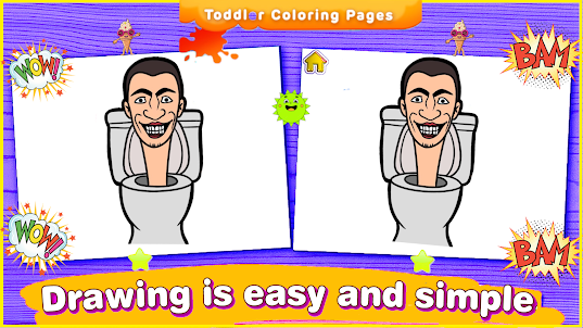 Skibidi Toilet : Coloring