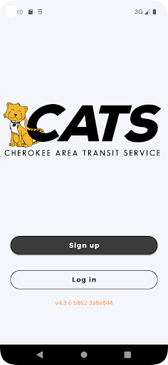 Android application Cherokee Area Transit Service screenshort