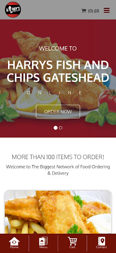 Android application Harrys Fish and Chips screenshort