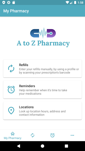 Android application A to Z Pharmacy screenshort
