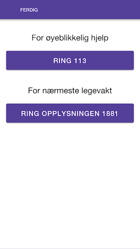 Skadetelefon Screen 2