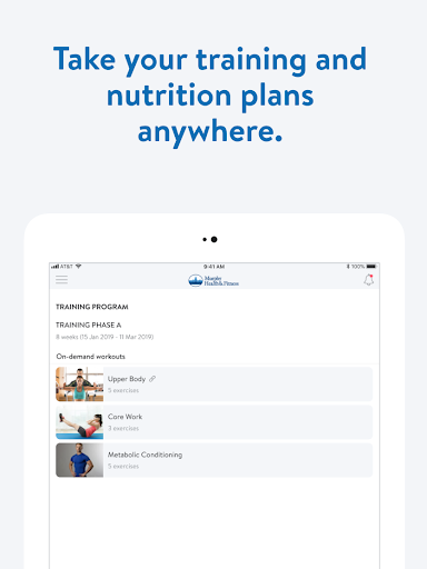 Screenshot of Murphy Health and Fitness