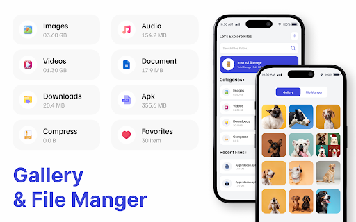 Android application Gallery & File Manager screenshort